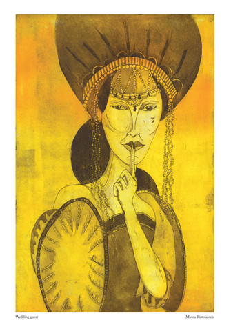Wedding guest -taidejuliste A3