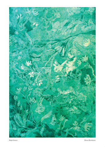 Maple Flowers -taidejuliste A3