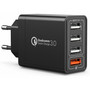 CMD Pikalaturi 4xUSB, 30W QC3.0 IPhone, Samsung, Huawei