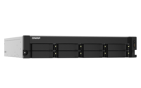 QNAP 8-paikkainen verkkolevypalvelin + 2x500SSD + 3 x 8TB