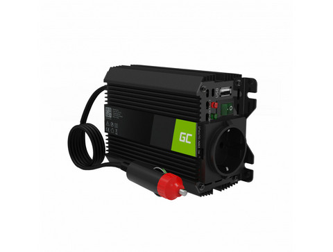 Green Cell invertteri 150W/300W USB-lähdöllä