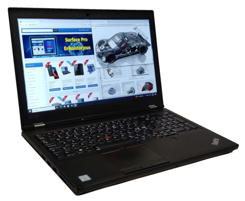 Nopeimmalle -60% Lenovo Thinkpad P53 RTX 3000 3D CAD-kannettava