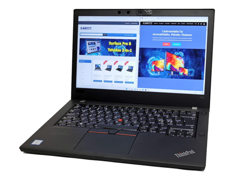 Nopeimmalle -65%: Thinkpad T480 i7-8550U 16Gt QHD MX150 W11P LTE