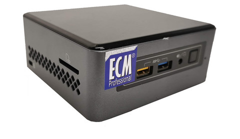 Nopeimmalle -46%- ECM Mini-PC Celeron J3455 120Gt SSD