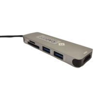 CMD USB-C Hub, 2xUSB 3.0, HDMI SD-kortinlukija