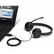 Lenovo 100 Stereo USB -Kuulokemikrofoni, Musta