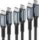 USB-C kaapelit, 2m, 1m ja + 0.3m