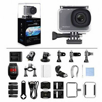 Akaso V50 Pro UHD Action Kamera + Suojakotelot + 2 Akkua