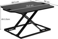 CMD säädettävä pöytätaso – max 10kg