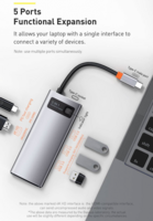 CMD USB-C Hub 1xHDMi 3x USB 3.2 1xUSB-C 100W Power Delivery