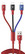 CMD Multi USB latauskaapeli - Lightning - USB-C - Micro-USB
