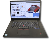 Nopeimmalle: ThinkPad P1 Gen2 4K/UHD - 3D CAD-kannettava Quadro T2000 32Gt 1Tb