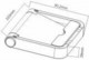 ErgoWork Portable -tablettiteline, valkoinen