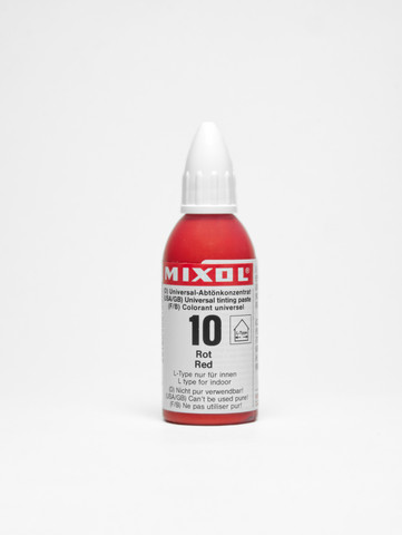 Punainen #10 Mixol pigmenttitiiviste