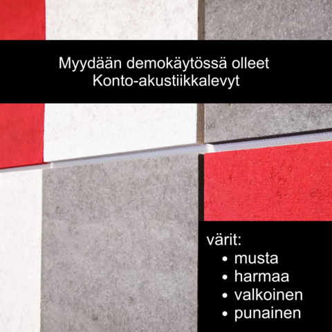 Konto akustiikkalevyt 59,4 x 59,4 x 2 cm (demo)