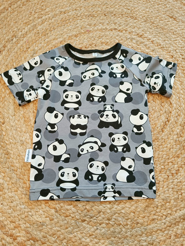 Panda t-paita 92cm