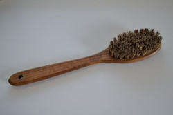 Saunaharja soikea, pituus 37 cm, tervattu harjapuu, EXTRA KARKEA