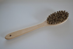 Saunaharja soikea, pituus 37 cm, öljytty harjapuu, EXTRA KARKEA