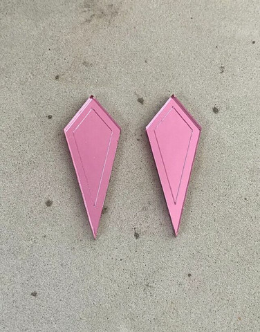ARROW - earrings, Pink