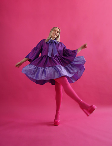 LUSH- MINI DRESS, VIOLET/LAVENDER
