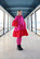 LUSH- DRESS BOW COLLAR, PINK/RED
