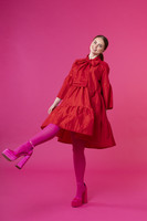 LUSH- DRESS BOW COLLAR, RED