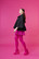 LUSH- SHIRT WITH BOW COLLAR, BLACK
