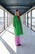 VELVET COAT - GREEN