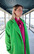 VELVET COAT - GREEN