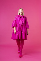 LUSH- DRESS BOW COLLAR, PINK