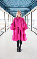 LUSH- DRESS BOW COLLAR, PINK