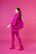 LUSH- SHIRT WITH BOW COLLAR, PINK