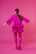 LUSH- SHIRT WITH BOW COLLAR, PINK