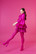 LUSH- SHIRT WITH BOW COLLAR, PINK