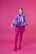 LUSH- SHIRT BOW COLLAR, LAVENDER