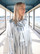 LUSH- DRESS with BOW COLLAR, SILVER