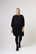 FLIRTY - DRESS PUFF-SLEEVE, BLACK