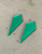 ARROW - earrings, green