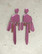 DROP - EARRING, GLITTER Pink
