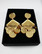 DANGLE - CIRCLE EARRING, GOLD