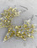 Wings - earring, gold mirror acrylic