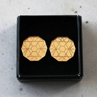 CIRCLE - Earrings, Gold