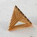 Triangle - Earrings, gold