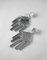 DANGLE - EARRING, SILVER