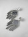 DANGLE - EARRING, SILVER