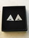 Triangle - Earrings, Silver