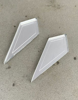 ARROW - earrings, silver