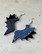 WINGS - Earrings, BLACK