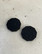 Circle - Earrings, Black