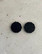 Circle - Earrings, Black